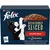 Purina felix Deliciously Sliced Wiejskie Smaki w galaretce, 10x z kawałkami bogatymi w wołowinę, kurczaka, kaczkę, indyka. Opakowanie karmy dla kotów.
