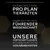 Texte en allemand : Entwickelt von Pro Plan Tierärzten. Entwickelt mit Hilfe führender Wissenschaft. Unsere fortschrittlichste Kombination von Nährstoffen.