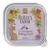 Rosie's Farm Two Bird Casserole Turkey & Duck ADULT, Grain Free Recipe, illustration de chat et oiseaux sur l’emballage. Texte en anglais.