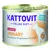 Kattovit Feline Diet mit Kalb URINARY Struvitstein-Prophylaxe (FLUTD), poboljšana receptura, konzerva za mačke. Tekst na njemačkom jeziku.