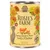 Rosie's Farm Sunny Summer Menu Lamb & Chicken ADULT, ricetta senza cereali, lattina con illustrazioni di cane, pecora e gallina. Testo in inglese sull'etichetta.