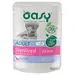 Oasy Adult Sterilised Bocconcini in Salsa Buste 12 x 85 g umido gatto - Salmone
