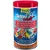 TetraPRO Colour, burk med fiskfoder. Text: Premiumfutter für alle tropischen Zierfische, Multi Crisp with Colour Concentrate, Nutrition Premium Water quality. Bilder på akvariefiskar.