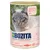 Konzerva Bozita Swedish Natural Quality, Lax/Salmon, 100 % animal protein, paté, grain free, 410 g. Na obalu je vyobrazená kočka.