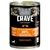 CRAVE Satisfy Their Nature, 100% natural chicken & turkey, high-quality protein, Pastete Pasztet. Text in German and Polish also visible on can.