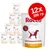 Упаковка Rocco Diet Care Gastrointestinal, 12×300 г. Видны надписи: Low in fat, Chicken with parsnip. На упаковке изображён силуэт собаки.