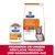 Hill's Prescription Diet Urinary Stress + Metabolic c/d pour chat, sachet et sac visibles. Texte allemand en bas : PROBIEREN SIE UNSERE KÖSTLICHE TROCKEN- UND NASSNAHRUNG AUS.