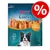 Rocco Curls, 200g, mit 100% Huhn. Wiederverschliessbare Verpackung. Text: Curly chewing fun! Prozentzeichen für Rabattaktion sichtbar.