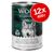 Консервы Wolf of Wilderness The Taste of the Mediterranean, 12×400 г, беззерновой рецепт, ягненок, курица, форель, бузина. Видна надпись на английском языке.