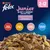 Purina Felix Junior, 2-12 Monate. Kleinere, weichere Stücke in köstlichem Gelee: Rind, Huhn, Lachs, Sardine. Sorgfältig für Kätzchen zubereitet.