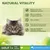 Natural Vitality. Élaboré avec des ingrédients naturels, 95 % de protéines d'origine animale, sans céréales, levure source de vitamines B, extrait de chicorée source de prébiotiques. Adult 1+ chat stérilisé à la dinde aux poissons de l'océan.