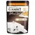 PURINA GOURMET A la Carte, Mit Truthahn an feiner Gemüsekomposition, REZEPTE DES KÜCHENCHEFS. Pouch with white cat and food on plate. Text in German.