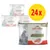 almo nature HFC Natural Chicken and Shrimps, 24x55 g, för vuxen katt. Förpackning med bild på katt och text: 100 % naturliga ingredienser. almo nature HFC Natural Chicken and Shrimps, 24x55 g, för vuxen katt. Förpackning med bild på katt och text: 100 % naturliga ingredienser.