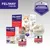Feliway Friends diffuser and refill packs shown with text: Happy Cats, Constant harmony, helps reduce tension between cats at home. Veterinary recommended, clinically proven.