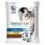 Balení krmiva pro kočky PERFECT FIT indoor 1+ s textem Reich an Huhn, total 5, Anti-Hairball, Optimale Gewichtskontrolle a obrázkem šedobílé kočky.
