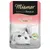 Miamor Ragout Royale mit Lachs in Jelly, sans soja, sans ajout de sucre, NEU, avec taurine, sachet avec chat blanc aux yeux bleus sur l’emballage.