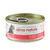 Blikje almo nature kattenvoer, tekst: ALL PROFITS TO THE PLANET, JELLY HFC, zalm in vier talen (Salmone, Lachs, Saumon, Zalm), afbeelding van een kat zichtbaar.