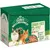 James Wellbeloved Grain Free Adult cat food, chicken in jelly, 12 x 85g. Box shows two cats, product name, and key claims: healthy digestion, immune system, skin & coat. Recyclable cardboard.