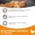 Engelsk text: Provides antioxidant blend with vitamin E, Omega 3 & 6 to support healthy skin & shiny coat, Taurine helps to support a strong heart muscle. With fresh chicken 1+ years.