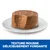 Pâtée pour animaux en forme de mousse sur une assiette blanche, texte visible : Texture mousse délicieusement fondante Pâtée pour animaux en forme de mousse sur une assiette blanche, texte visible : Texture mousse délicieusement fondante