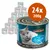 Leonardo All Meat 24 x 200 g - Mix: 6 x Pesce, 6 x Coniglio, 6 x Fegato, 6 x Pollame