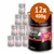 12 lattine da 400 g ciascuna di BELCANDO Single Protein Rind Pure Beef, testo visibile: 'Single Protein', 'Rind Pure Beef', 'Super Premium Quality', 'Made in Germany', 'e 400 g netto'.