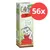 Catessy Chunks in Gravy, 14x mit Rind, 56 Portionen insgesamt, Packung mit Illustration einer Katze und Text '1, 2, 3... 14 meals for me!'. Catessy Chunks in Gravy, 14x mit Rind, 56 Portionen insgesamt, Packung mit Illustration einer Katze und Text '1, 2, 3... 14 meals for me!'.