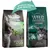 Deux sacs de croquettes Wild Freedom pour chat : Spirit of Asia et Triple Taste Asian Lakesides. Texte visible : 'Nouveau design – même qualité'. Recette sans céréales, poulet, canard, poisson.