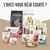 Gamme Briantos : croquettes, pâtée, friandises pour chiens. Marques et noms visibles : Briantos Chunks in Gravy, Delicious Paté, Sticks, Meat Snack, Chew Bones, Dentals, Biskinuggs, Mini Bones, Rolls.
