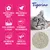 Tigerino Premium. Senteur Febreze Blossom & Breeze, argile naturelle bentonite, ultra absorbante & efficace, extrêmement peu poussiéreuse, agglomération immédiate, contrôle des odeurs efficace.