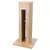 Scratching post made of wood with sisal surfaces and integrated play ball, rectangular base. Scratching post made of wood with sisal surfaces and integrated play ball, rectangular base.