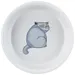 Ciotola in ceramica Trixie con gatto imbronciato - 250 ml, Ø 13 cm