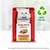Purina Gourmet Mon Petit Intense con salmone e pollo, bustine riciclabili. Testo multilingue: with salmon and chicken, con salmone e pollo, mit lachs und huhn.