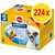 Caja de Pedigree Dentastix, big pack x56, 224 unidades. Indicado para perros de 5–10 kg. Texto visible: 'Tägliche Zahnpflege', 'Nr.1 der Tierärzte', triple acción. Caja de Pedigree Dentastix, big pack x56, 224 unidades. Indicado para perros de 5–10 kg. Texto visible: 'Tägliche Zahnpflege', 'Nr.1 der Tierärzte', triple acción.