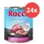 Rocco Junior comida húmeda para perros, pavo con ternera y arroz, lata de 800g, proporción óptima de calcio y fósforo. El paquete contiene 24 latas. Rocco Junior comida húmeda para perros, pavo con ternera y arroz, lata de 800g, proporción óptima de calcio y fósforo. El paquete contiene 24 latas.