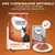 Croquettes Concept for Life Outdoor Cats 3 kg et sachet All Cats, suggestion de service. Texte : Une combinaison optimale, 1 sachet avec la ration quotidienne de croquettes.