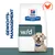 Hill's Prescription Diet w/d Gewichtsmanagement mit Huhn. Verpackung zeigt Produktnamen und Logo.