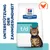 Hill's Prescription Diet t/d Katzenfutter zur Unterstützung der Zahngesundheit, mit Huhn. Verpackung zeigt eine Katze und ein Symbol für Huhn.