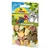 Bolsa de snacks JR Farm Drops gemischt, mezcla de golosinas de colores para pequeños animales. Texto visible: Frisch von unserem Hof! Ilustración de conejo y ratón en el envase.