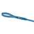 Blue fabric dog lead with loop handle, visible RUFFWEAR brand label on the strap