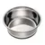 Stainless steel bowl with non-slip base and Hunter logo, suitable for food or water.