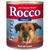 Blik Rocco Classic 800 g, opschrift: 100% frisches Fleisch, Rind mit Lamm. Pictogrammen: ondersteunt goede vertering, glanzend vacht, kracht & energie.