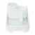 White water fountain with flowing water and filter section, designed to provide a continuous supply of fresh water in a raised bowl.
