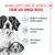 Graphic with text: Mother & babydog's health support, Strong immune system, Microbiome support. Two dogs depicted.