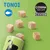 COSMA PURE LOVE SNACKIES, ΤΟΝΟΣ. Κύβοι λιχουδιάς για γάτες σε πράσινη συσκευασία με μαύρο περίγραμμα γάτας και εικονίδιο τόνου.