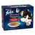 Purina felix Effilés en Sauce, Výber z vidieka, v omáčke, 12x porcií s hovädzím, kuracím, jahňacím, kačacím. Obrázok misky s mäsom v omáčke. Purina felix Effilés en Sauce, Výber z vidieka, v omáčke, 12x porcií s hovädzím, kuracím, jahňacím, kačacím. Obrázok misky s mäsom v omáčke.