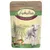 Confezione Lukullus Lamm all’italiana, Naturkost für Hunde, 300 g. Testo visibile: mit Tortellini und Tomate. Immagine di agnello e cestino con tortellini e pomodori.