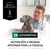 Purina Pro Plan Veterinary Diets, Solución Veterinaria Clínica. EN Gastrointestinal. Nutrición a medida apoyada por la ciencia. Perro con collar rojo junto a veterinario.