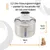 Cat Mate Trinkbrunnen Edelstahl, drahtlos - 2,2 L Cat Mate Trinkbrunnen Edelstahl, drahtlos - 2,2 L