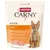 Animonda Carny Kitten Huhn, 65% Fleisch & tierische Zutaten, 35% frisches Hühnerfleisch, 0% Getreide in der Rezeptur, balení 350 g, obrázek kotěte a kousků masa.